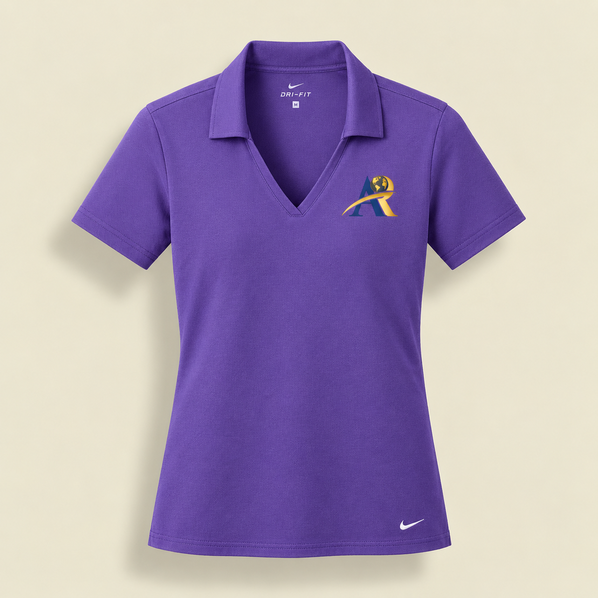 AR Women’s Purple Performance Polo Shirt