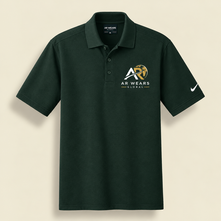 AR WEARS Premium Dark Green Classic Polo Shirt