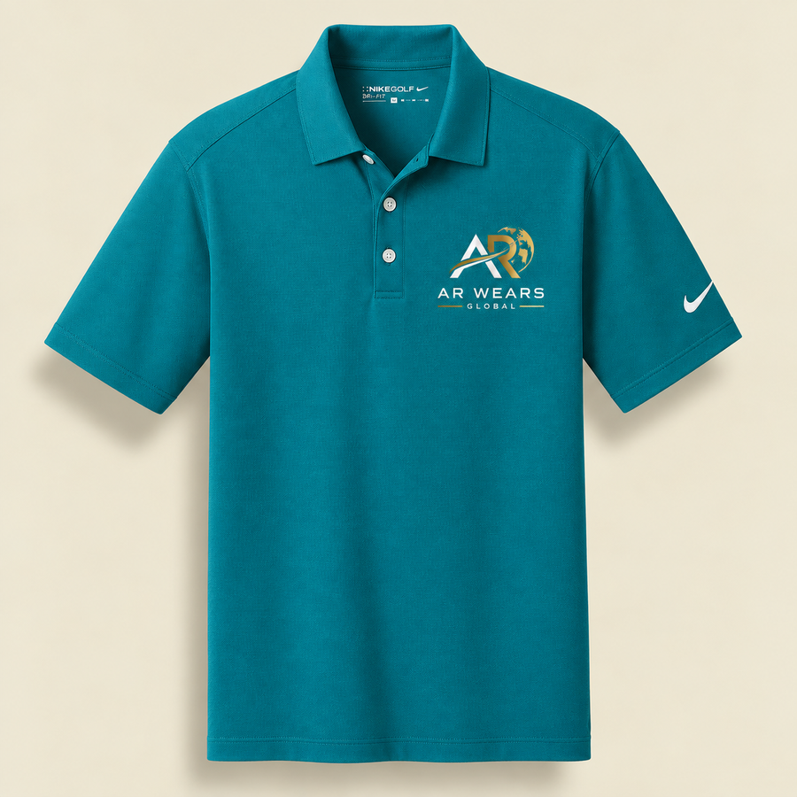 AR WEARS Premium Teal Performance Polo Shirt