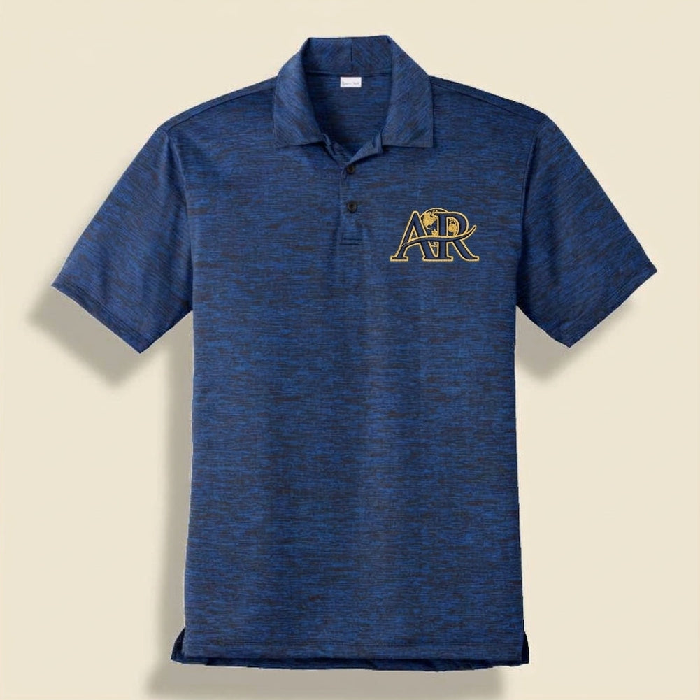 AR Wears Global Premium Space-Dye Polo - Royal Blue
