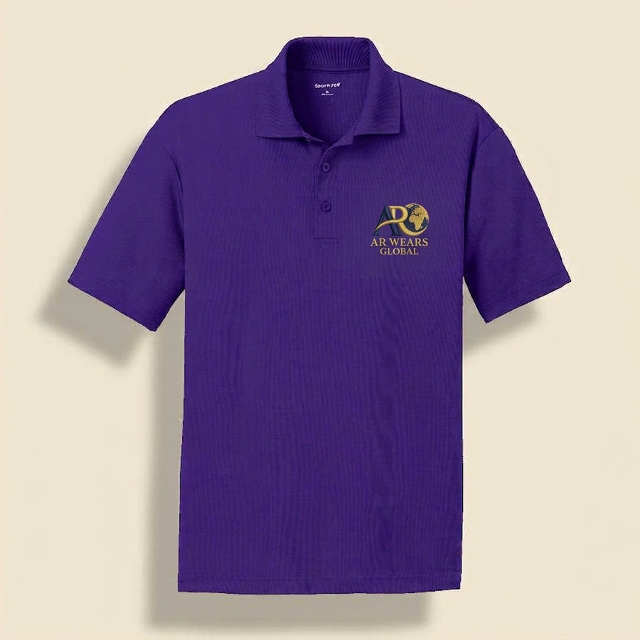 AR Wears Global Performance Polo - Royal Purple