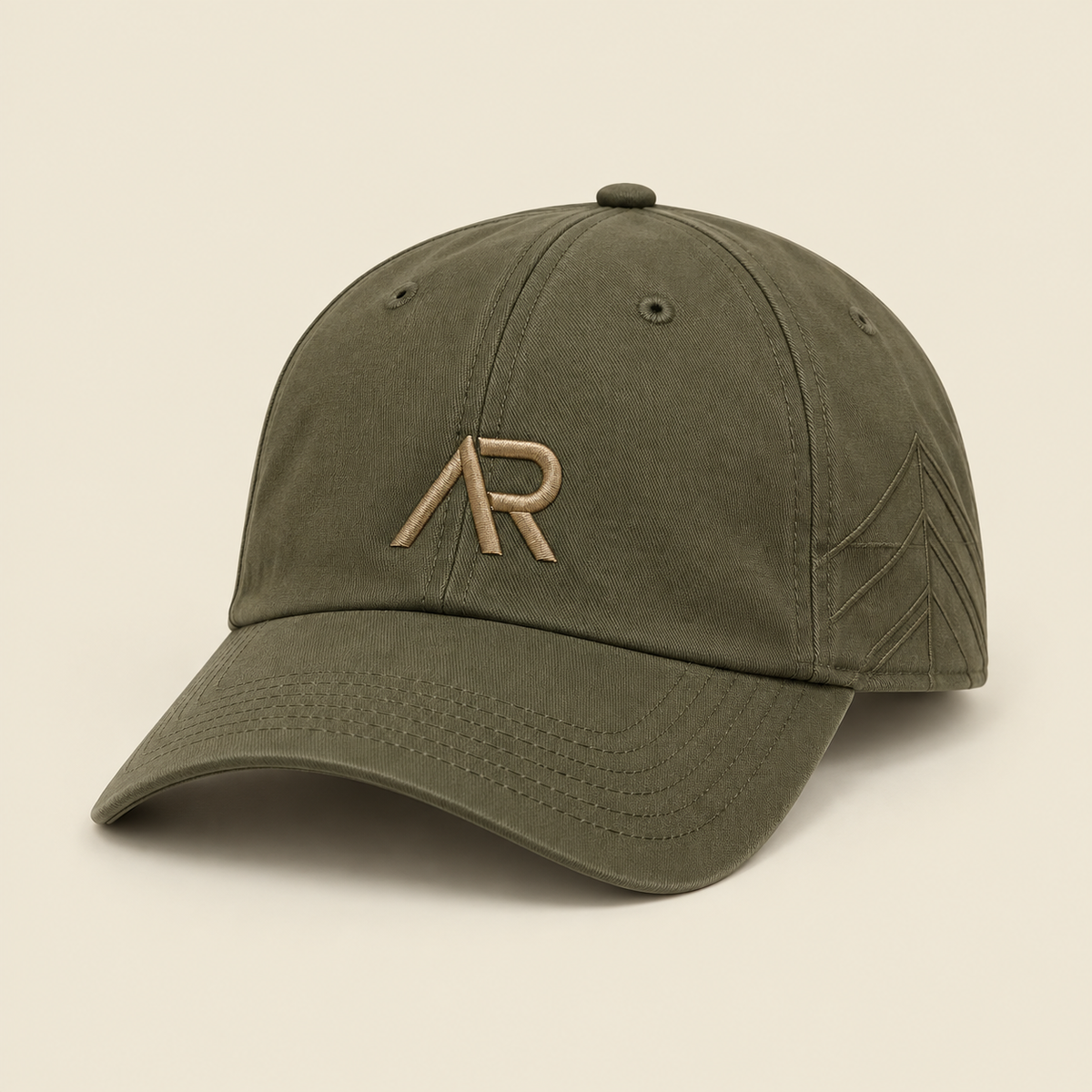 AR Geo Panel Cap - Olive