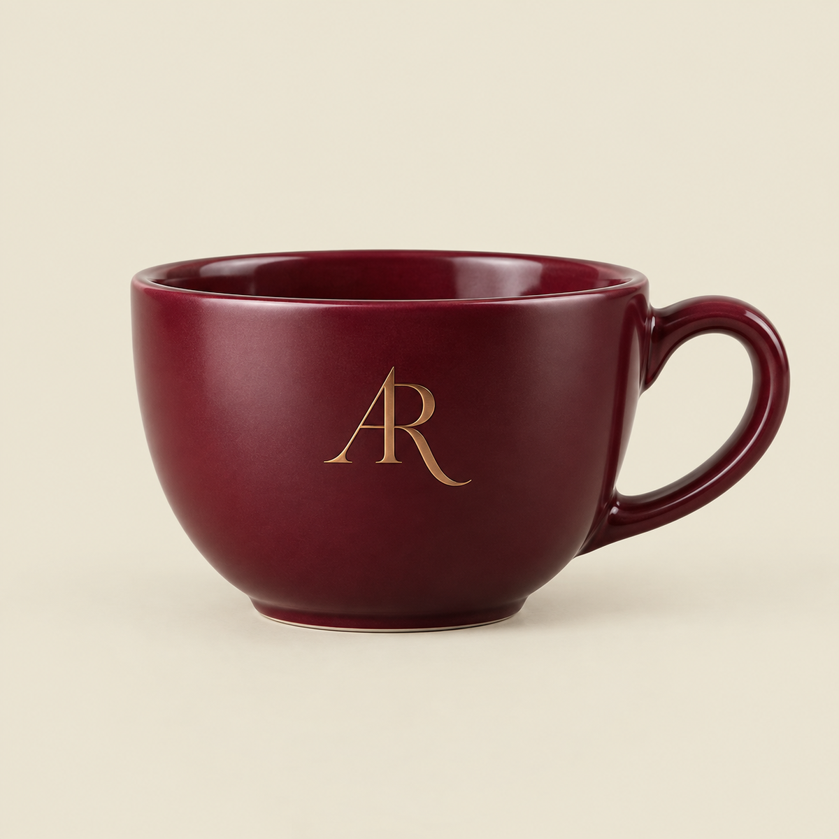 AR Latte Cup - Burgundy