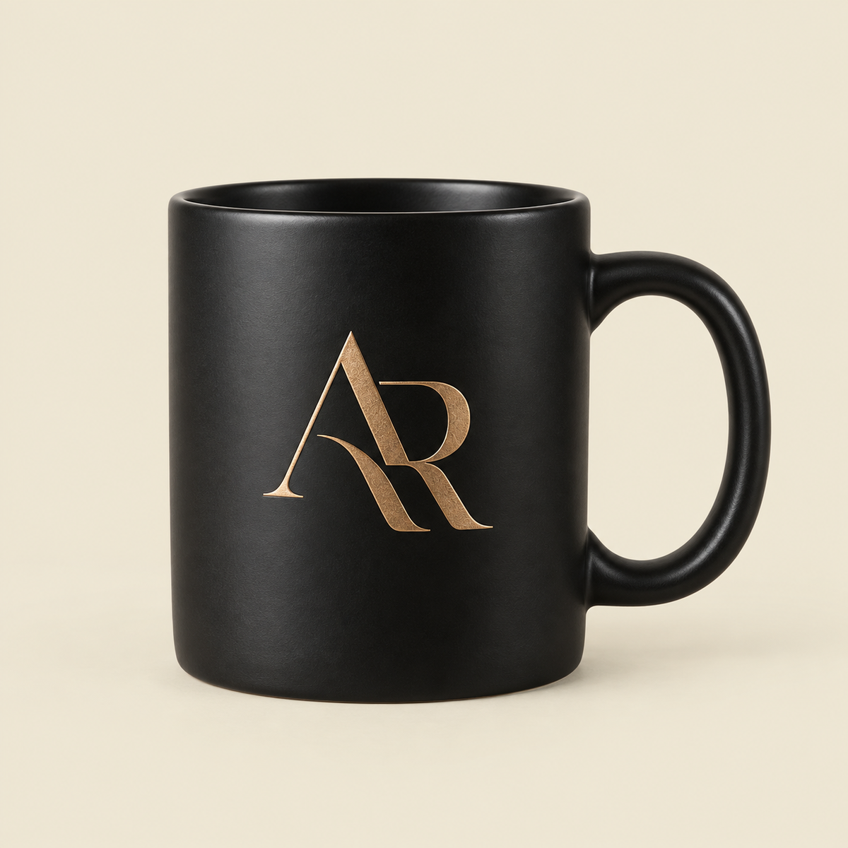 AR Matte Ceramic Cup - Black