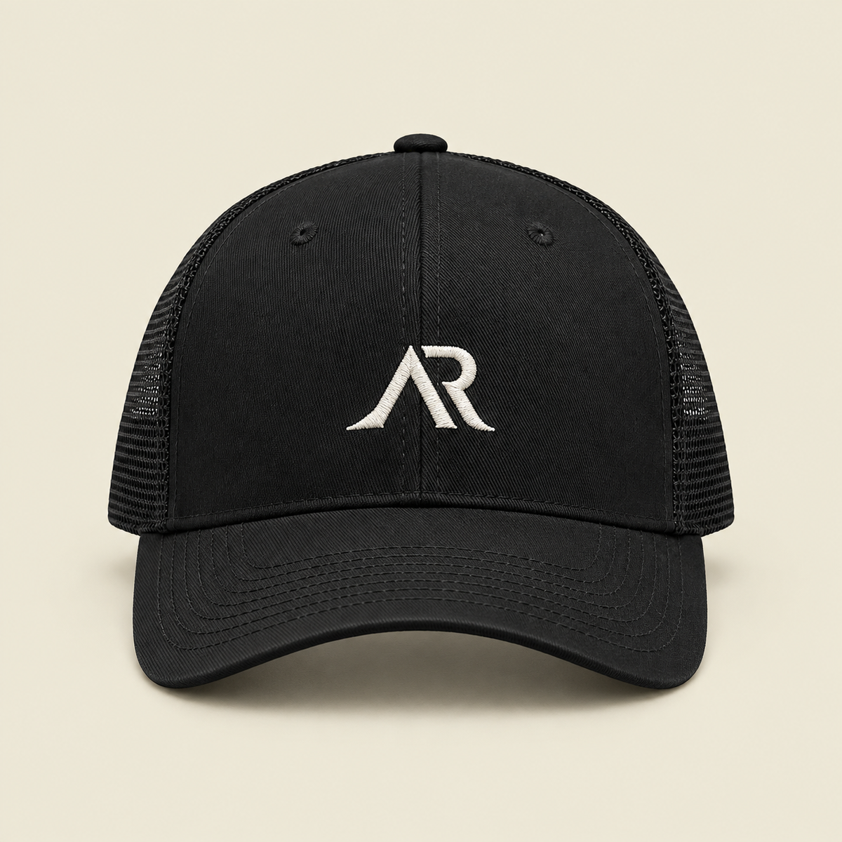 AR Mesh Trucker Cap - Black