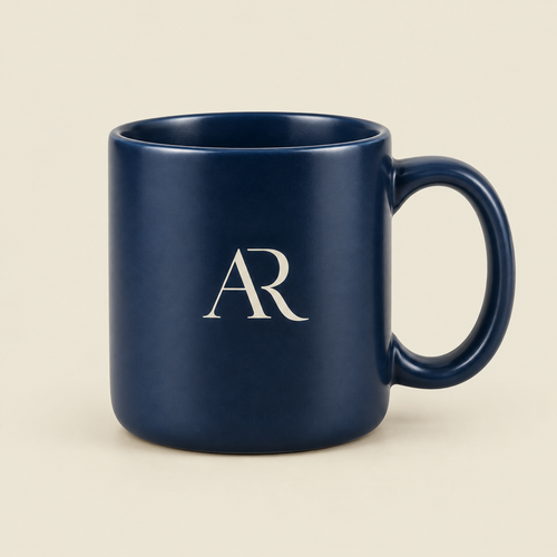 AR Cafe Mug - Navy