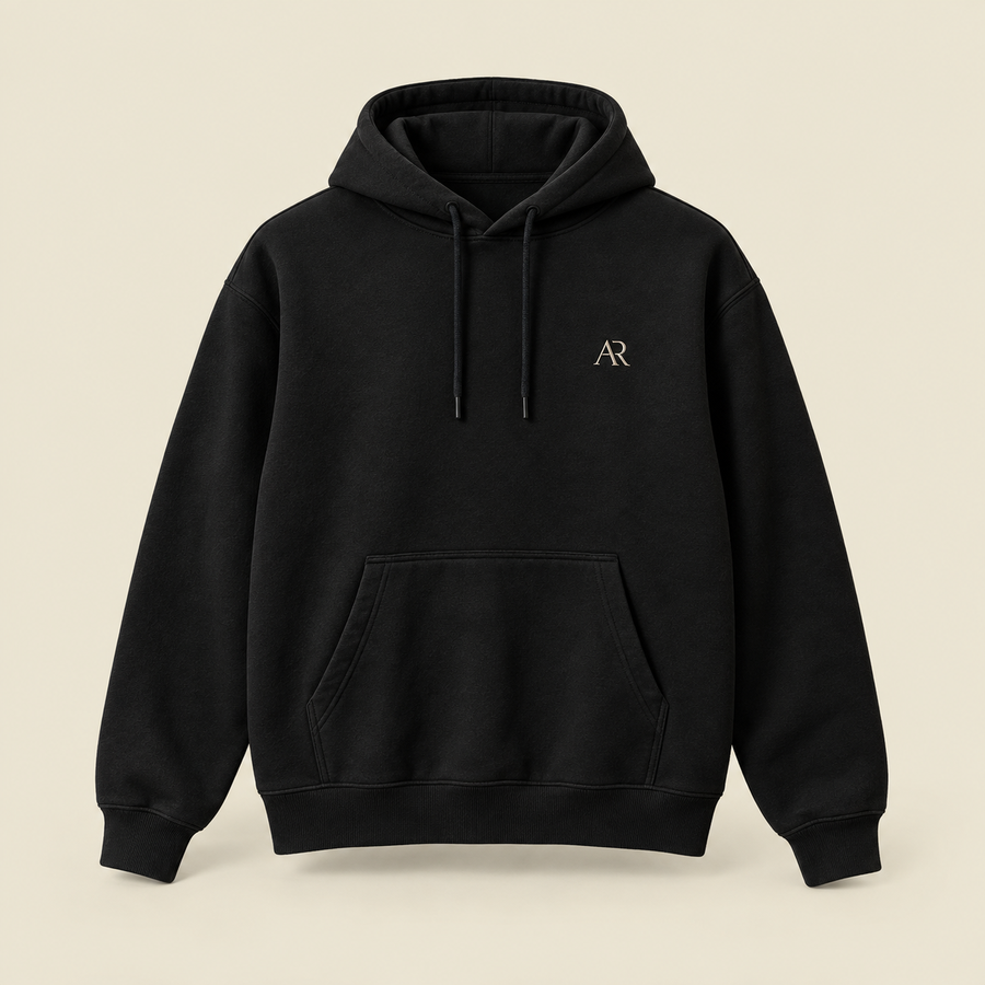 AR Core Fleece Hoodie - Black