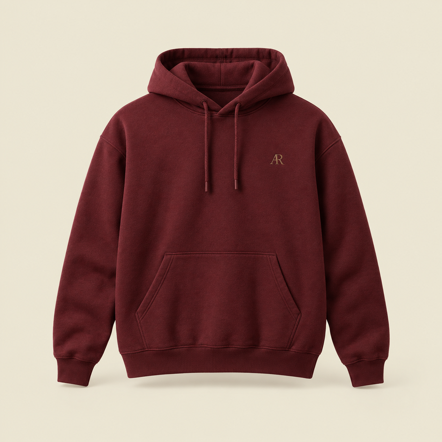 AR Everyday Hoodie - Burgundy