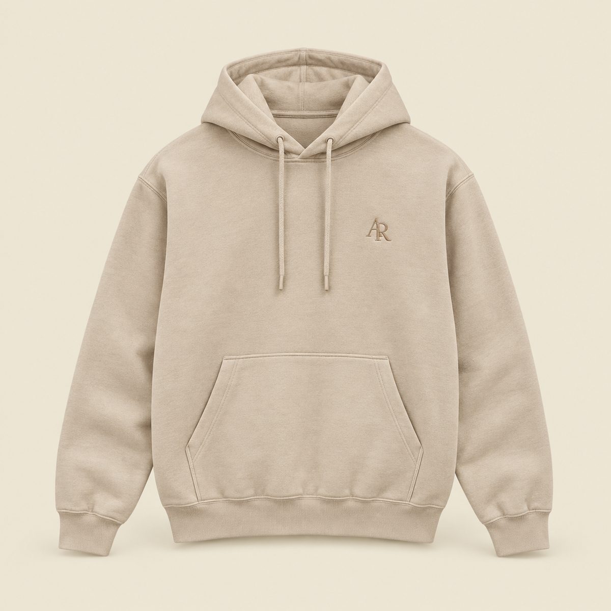AR Minimal Hoodie - Sand